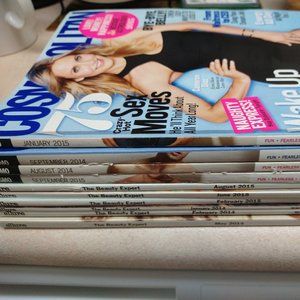 Cosmopolitan and Allure magazines bundle of 10